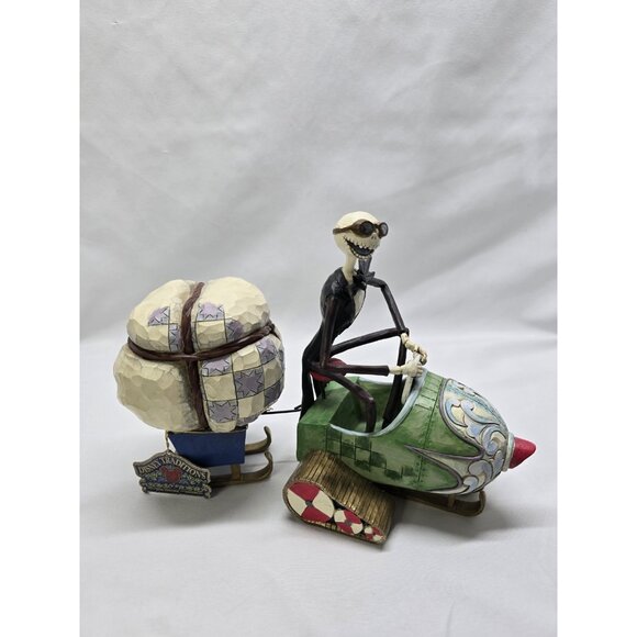 Disney Jim Shore Nightmare Before Christmas "Christmas Delivered" BROKEN BOW TIE - Picture 2 of 16